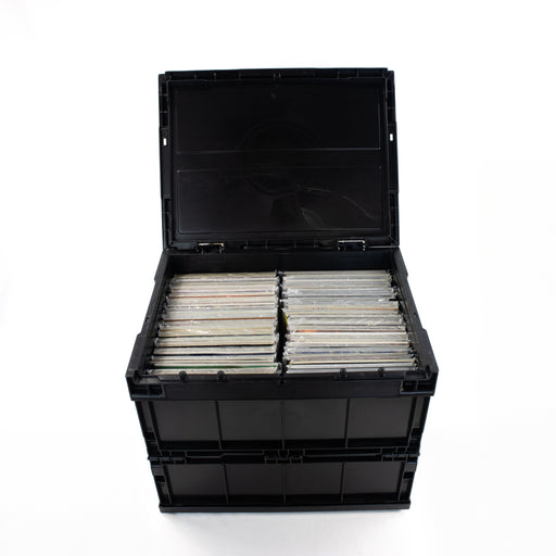 Heavy-duty comic book storage crate made from strong hard plastic, designed for durable protection and organisation of your comic book collection.