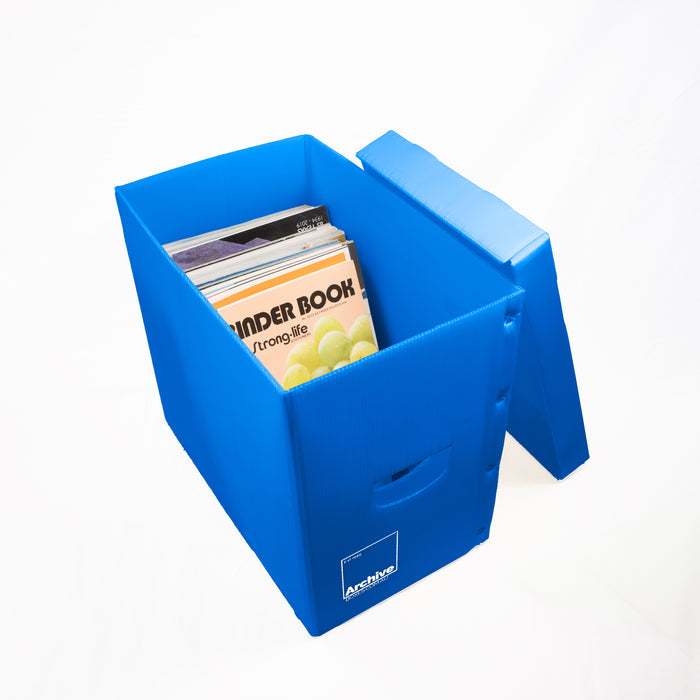 Durable magazine box for organising and protecting your collection, available in multiple colours.