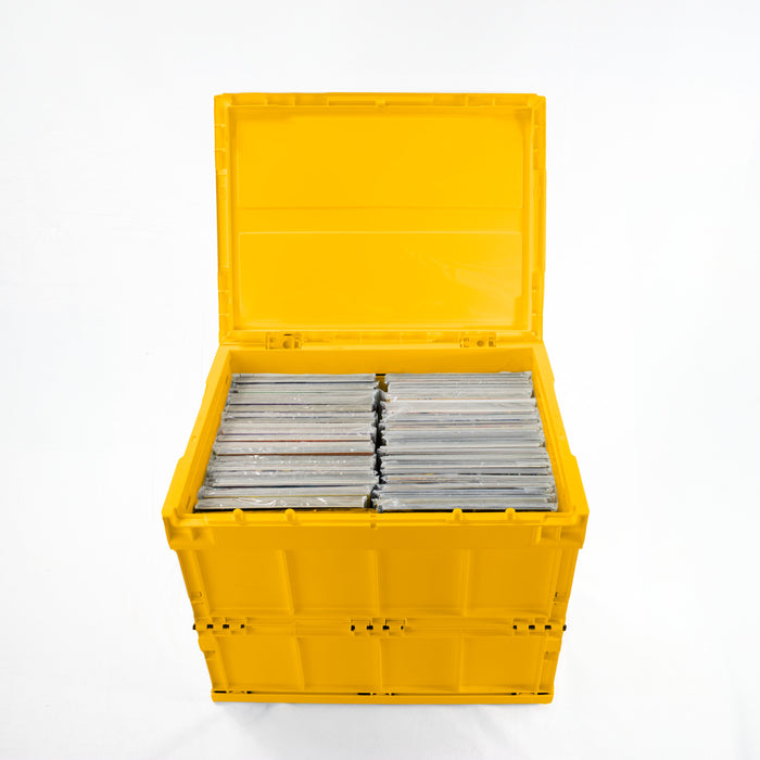 Heavy-duty comic book storage crate made from strong hard plastic, designed for durable protection and organisation of your comic book collection.