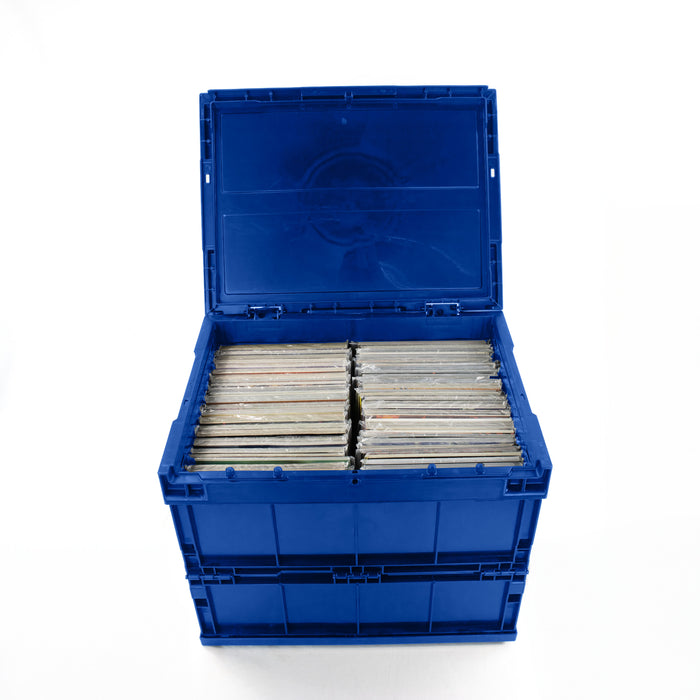 Heavy-duty comic book storage crate made from strong hard plastic, designed for durable protection and organisation of your comic book collection.