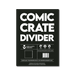 comic book crate divider plastic strong clear organisation