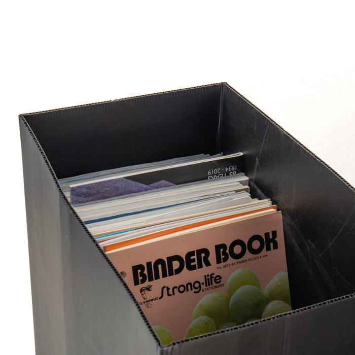 Durable magazine box for organising and protecting your collection, available in multiple colours.