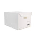 A4 archive box with a lid, designed for efficient document storage and protection.