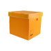 Sturdy vinyl storage box designed for organising and protecting vinyl records, featuring a sleek design and secure lid.